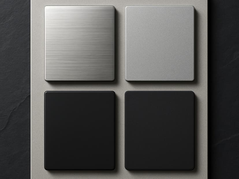 Samples of Stainless Steel, Aluminum, and Polymer